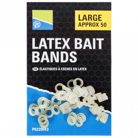 Preston Latex Bait Bands Large, Preston Innovations-baitshop