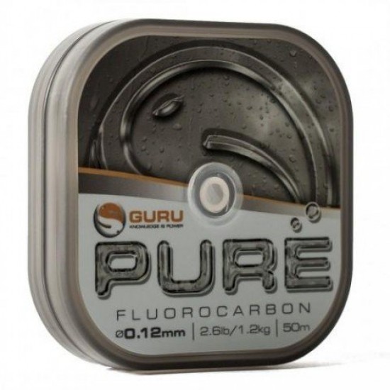 Guru Pure Fluorocarbon 0.12mm 50m, Guru-baitshop