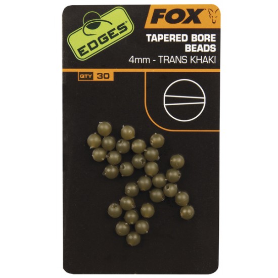 Fox Edges™ Tapered Bore Beads 4 mm, Fox International-baitshop