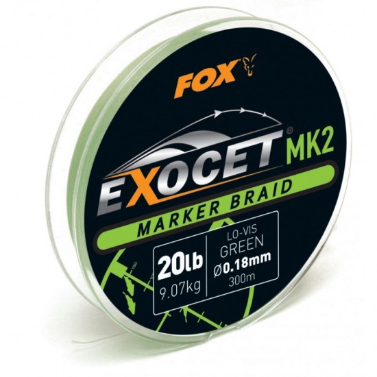 Fox Exocet MK2 Marker Braid 0.18mm/300m, -baitshop