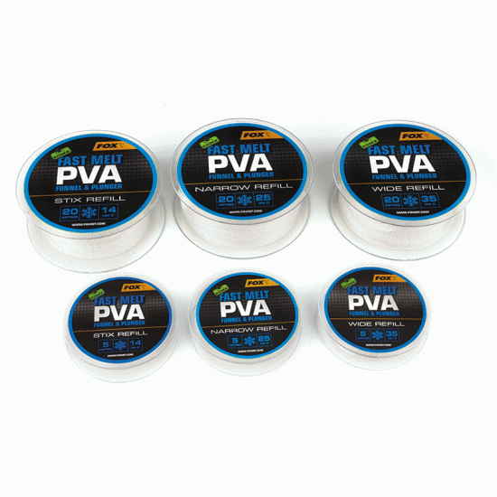 Fox PVA Fast Melt Refill 25mm - 5m, -baitshop