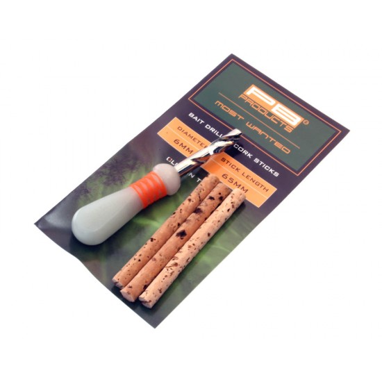 PB Products Bait Drill & Cork Sticks 6mm, PB Products-baitshop