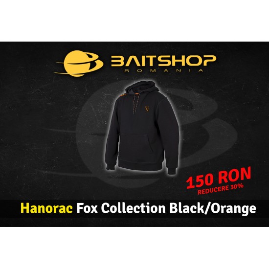 Fox Collection Black&Orange Hoody, -baitshop