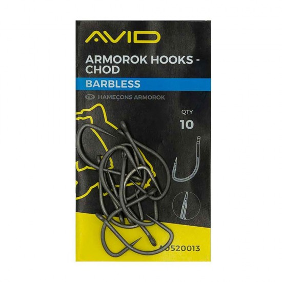 Avid Armorok Hooks Curve Barbless nr.4, Avid Carp-baitshop