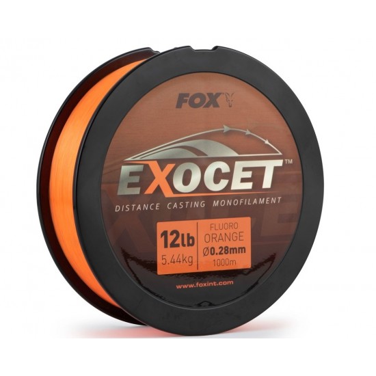 Fox Exocet Fluoro Orange Mono 0.26mm/1000m, -baitshop