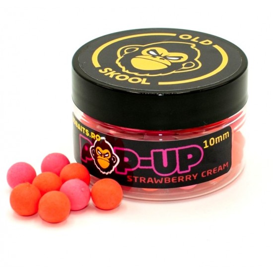 BD Baits Pop-ups 10mm Strawberry Cream, BD Baits-baitshop