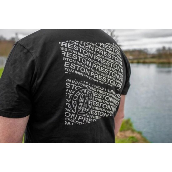 Preston Black T-Shirt XL, Preston Innovations  - baitshop