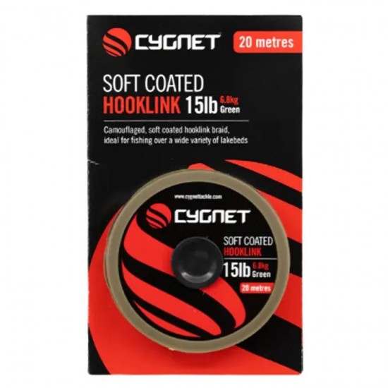 Cygnet Soft Coated Hookling 15lb/20m,  - baitshop