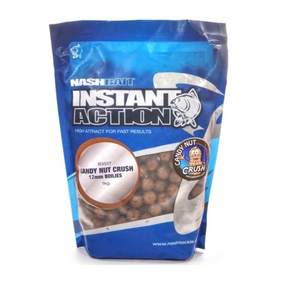 Nash Instant Action Boilies 1kg Candy Nut Crush,  - baitshop