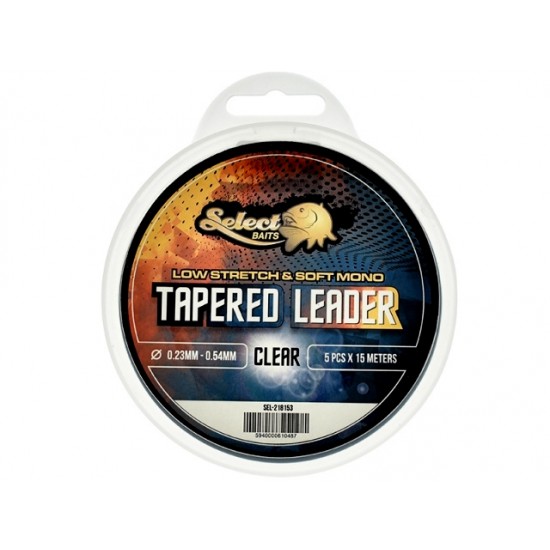 Select Baits Tapered Leader 5x15m 0.28-0.59mm, Select Baits - baitshop