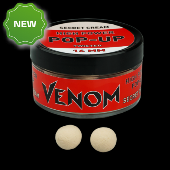 Venom High Power Pop-up 16mm Secret Cream, Venom - baitshop